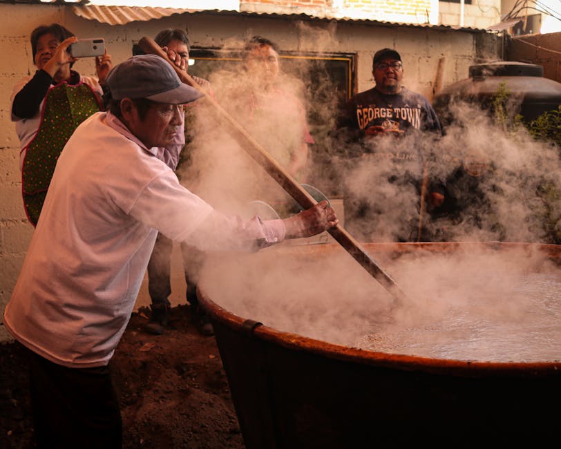 A caring exchange between volunteers and local residents
